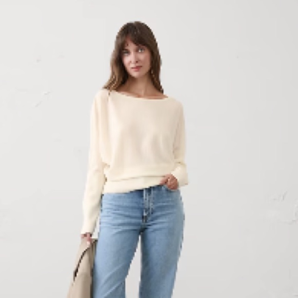 Banana Republic Merino Boatneck Sweater NWT